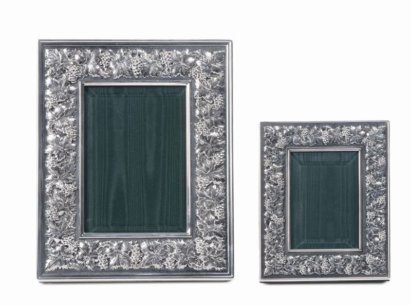 Lotto di due cornici in Sterling 925, Gianmaria Buccellati  - Auction Silver, Watches, Antique and Contemporary Jewelry - Cambi Casa d'Aste