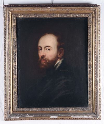 Scuola Fiamminga del XVII Secoloritratto di Rubens Ritratto di Van Dick