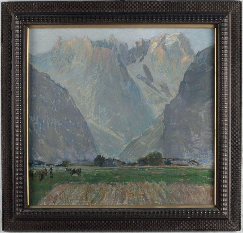 Gino Piccioni (Foligno 1873 - Biella 1941) Ultima terra feconda  - Auction 19th and 20th Century Paintings - Cambi Casa d'Aste