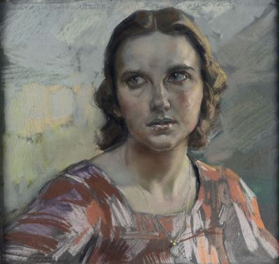 Gino Piccioni (foligno 1873 - Biella 1941)lo Sguardo,