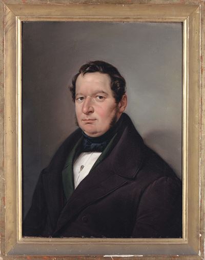 Giuseppe Molteni (1800-1867), Attribuito Aritratto Maschile