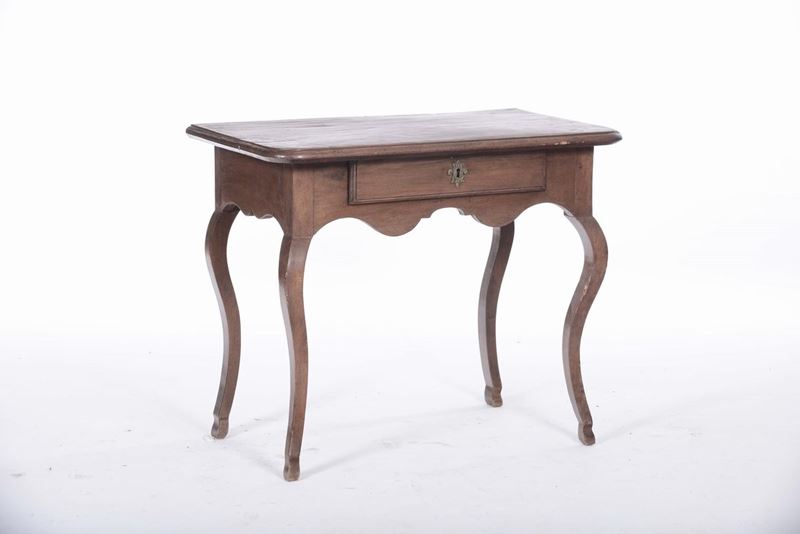Tavolo console ad un cassetto, XIX secolo  - Auction Time Auction 1-2015 - Cambi Casa d'Aste