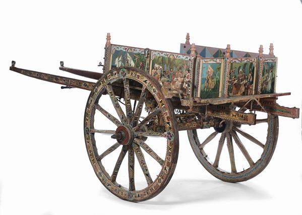 Giovanni Bocchieri, Carretto siciliano in legno dipinto
