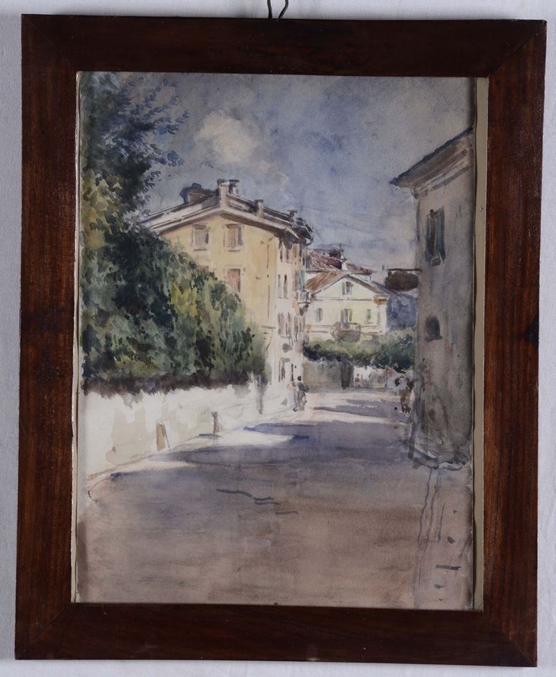 Anonimo del XIX secolo Paesaggio  - Asta Arredi e Oggetti d'Arte da Importanti Collezioni Private - Cambi Casa d'Aste