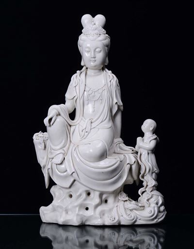 Guanyin Blanc De Chine, Cina XX Secolo