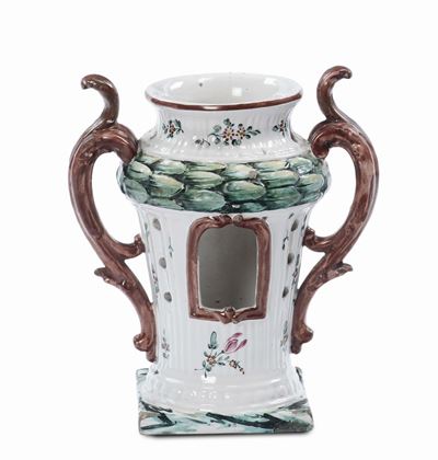 Bruciaprofumo di Maiolica, Pesaro Fine XVIII Secolo