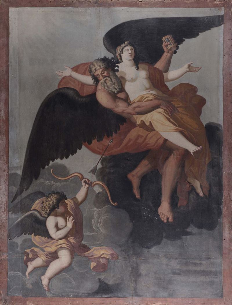 Scuola del XVIII secolo Allegoria  - Asta Arredi e Oggetti d'Arte da Importanti Collezioni Private - Cambi Casa d'Aste