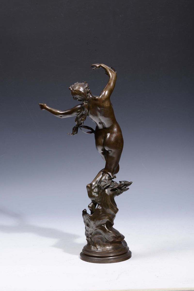 Charpentier, Francia XIX Secolofigura Femminile Allegorica (primavera), 1893