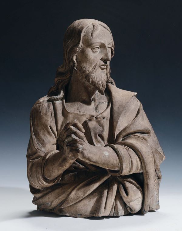 Flemish artist working in central Italy in 16th/17th century Cristo orante