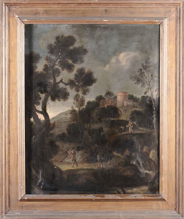 Scuola del XVIII secolo Scene agresti