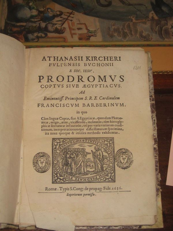 Kircheri Athanasis, Roma 1536 Prodromus coptus jive sesegyptiacus