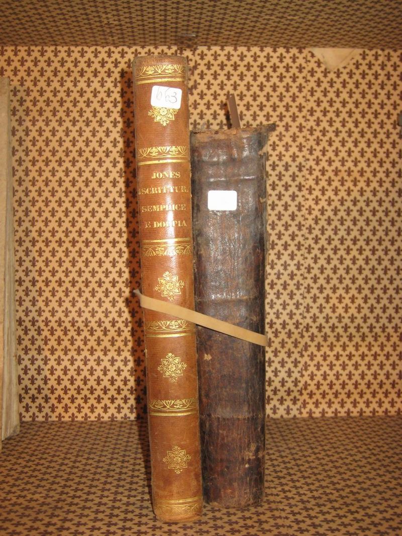 Jones - Metodo di tenere i libri di commercio, 1828  - Auction Furnishings and Works of Art from Important Private Collections - Cambi Casa d'Aste