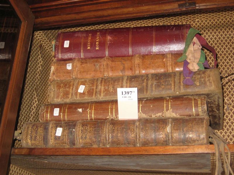 Lotto di messali  - Asta Arredi e Oggetti d'Arte da Importanti Collezioni Private - Cambi Casa d'Aste