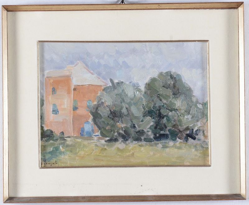 Giovanni Pronzato (1934) Paesaggio  - Asta Arredi e Oggetti d'Arte da Importanti Collezioni Private - Cambi Casa d'Aste