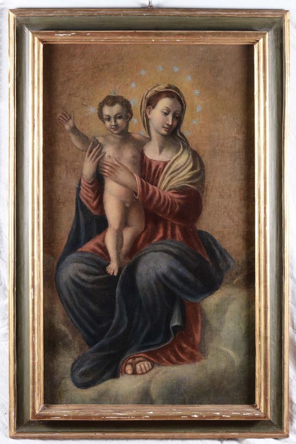 Scuola del XVIII secolo Madonna con Bambino