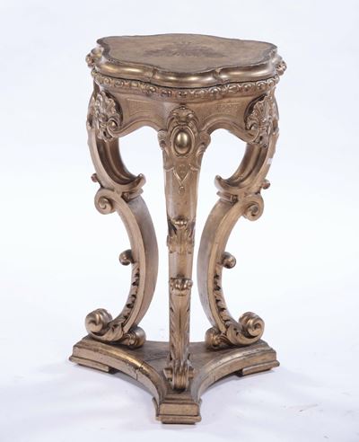 Tavolino in Legno Dorato, XIX Secolo