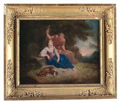 Anonimo del XVIII-XIX Secolofigura Femminile e Maschile