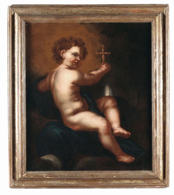 Scuola del XVIII secolo San Giovannino (Salvator Mundi)