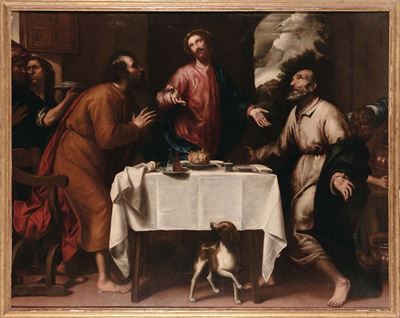 Giovan Battista Casoni (lerici, 1610-genova, 1686)gesù in Emmaus