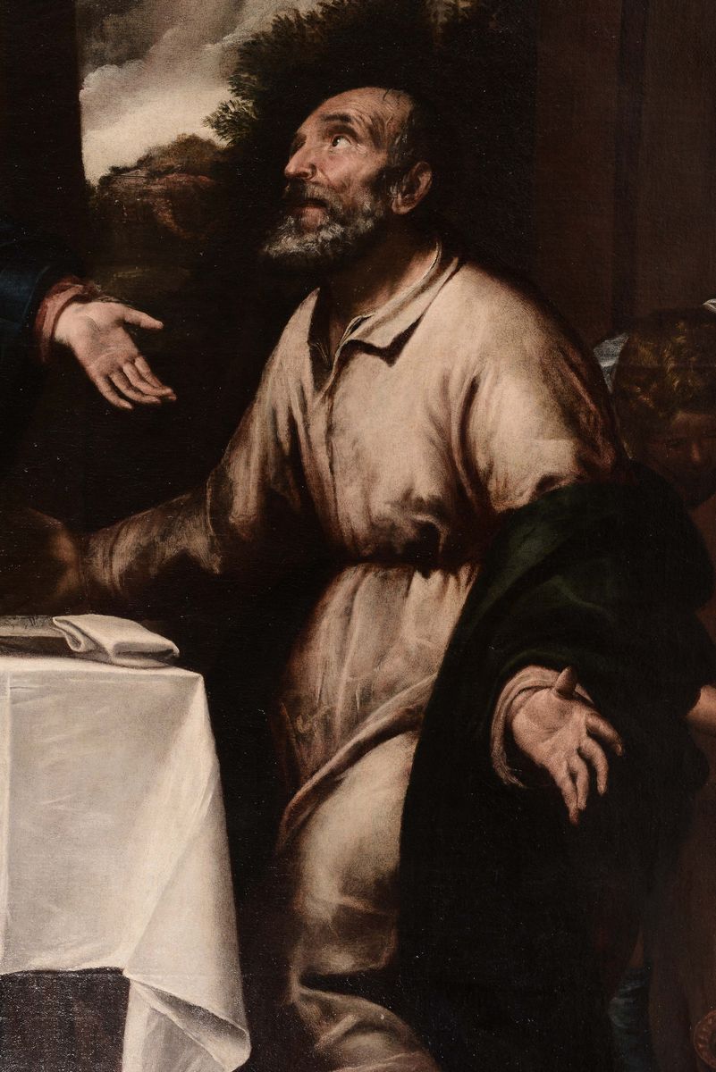 Giovan Battista Casoni (lerici, 1610-genova, 1686)gesù in Emmaus