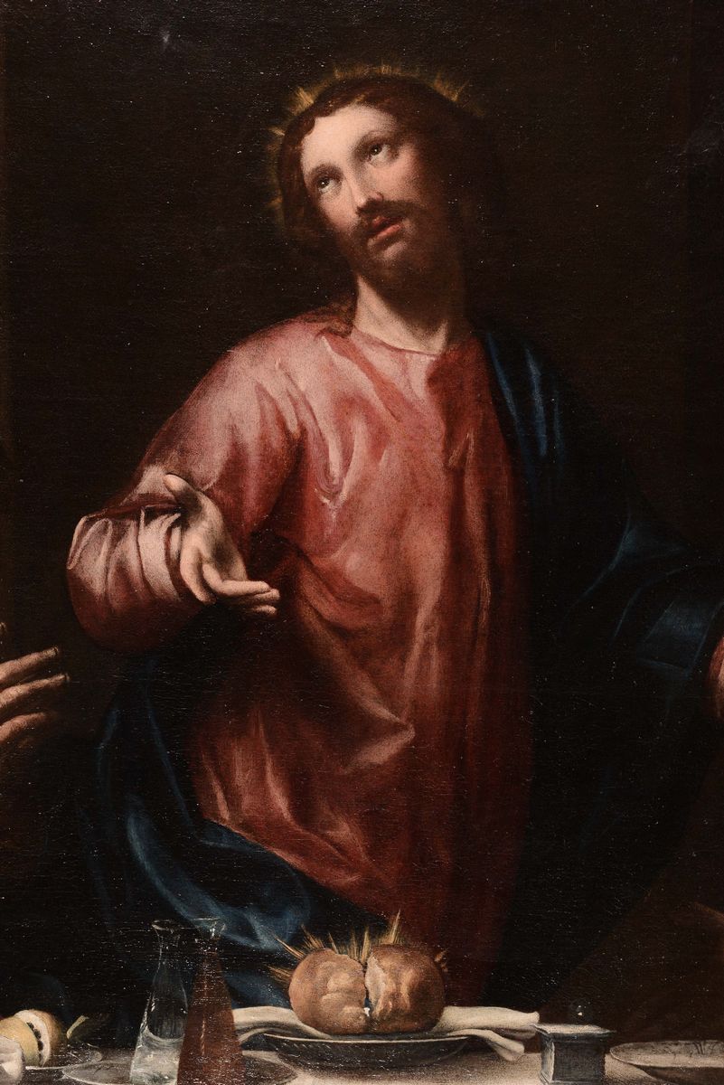 Giovan Battista Casoni (lerici, 1610-genova, 1686)gesù in Emmaus