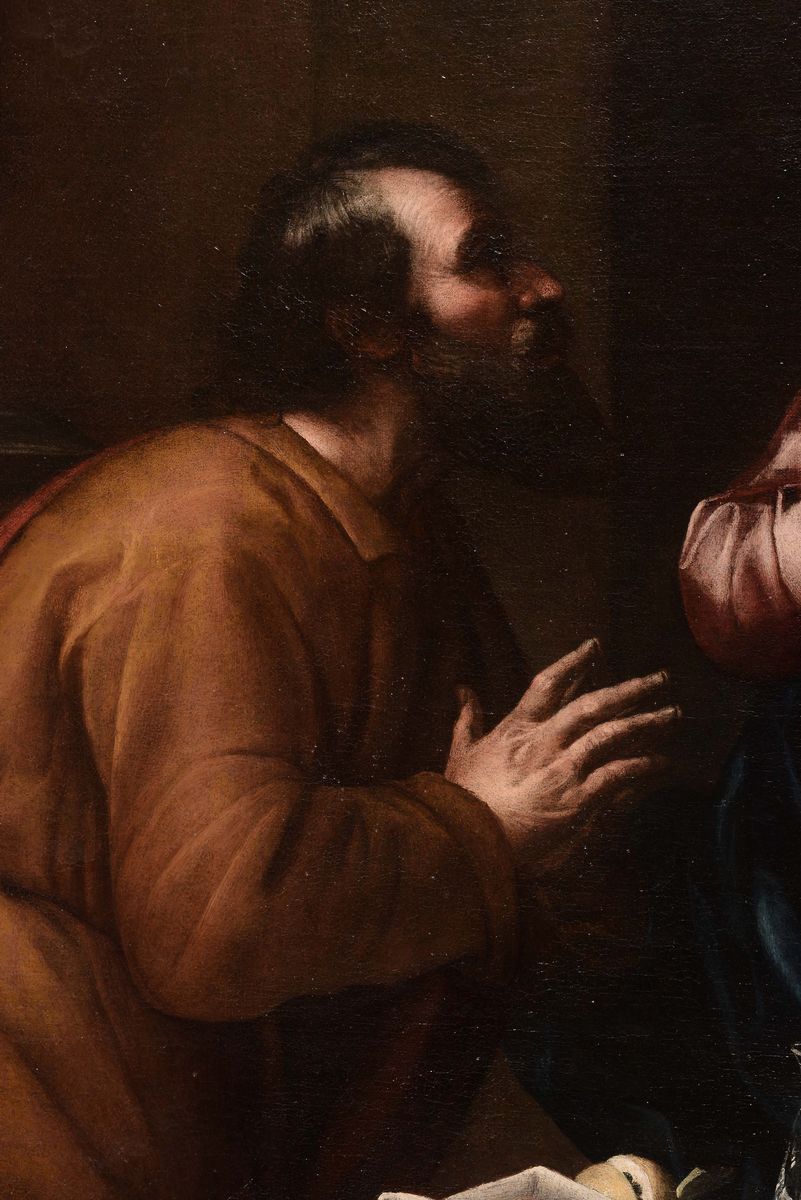 Giovan Battista Casoni (lerici, 1610-genova, 1686)gesù in Emmaus