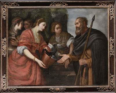 Scuola Genovese del XVII Secolorebecca al Pozzo