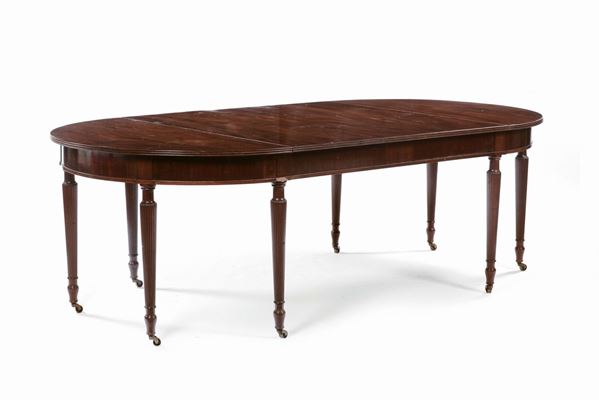Tavolo in mogano, Inghilterra XIX secolo
