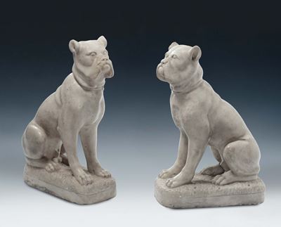 Scultore Italiano del XVIII Secolocoppia di Molossi