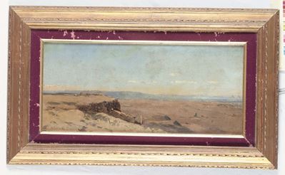 Hermann Corrodi (frascati 1844 - Roma 1905) Ambito Diveduta Costiera