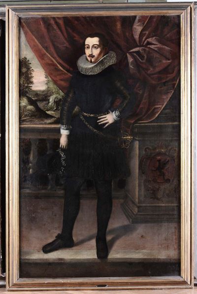Giovanni Bernardo Carbone (genova 1616-1683)ritratto di Giovane Doria