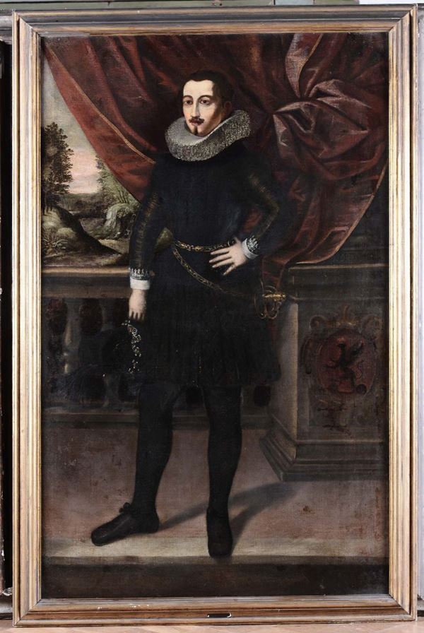 Giovanni Bernardo Carbone (Genova 1616-1683) Ritratto di giovane Doria