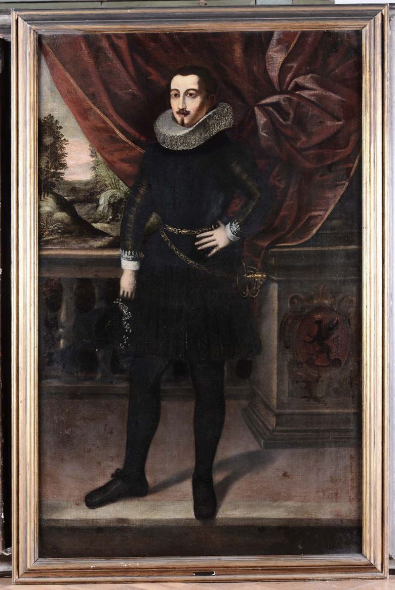 Giovanni Bernardo Carbone (Genova 1616-1683) Ritratto di giovane Doria  - Auction Old Masters Paintings - II - Cambi Casa d'Aste
