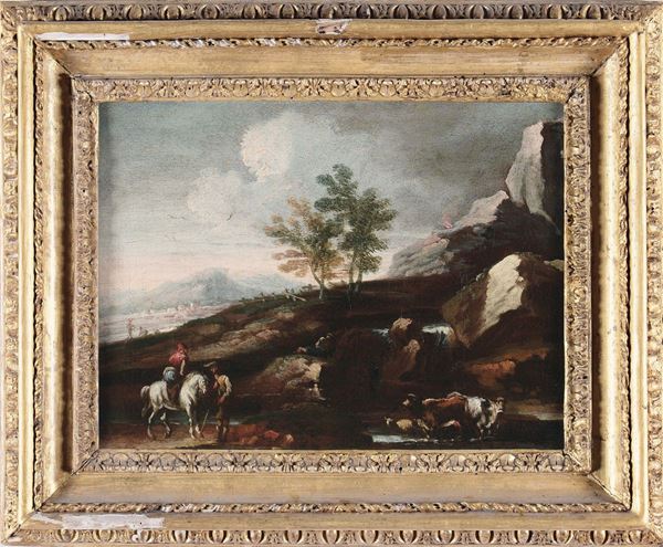 Scuola Toscana del XVIII secolo Paesaggio