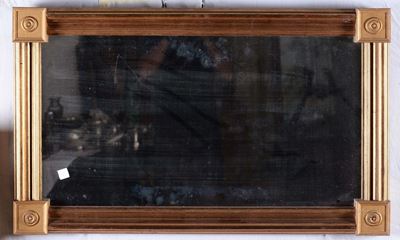 Specchiera in Stile Impero in Legno Dorato