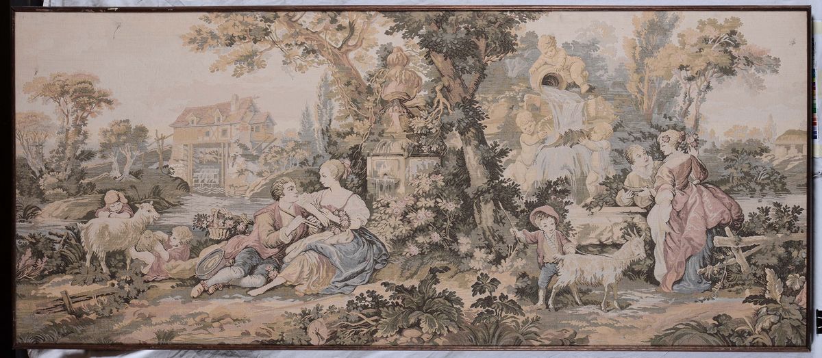 Stampa Francese Radffigurante Figure Femmiili