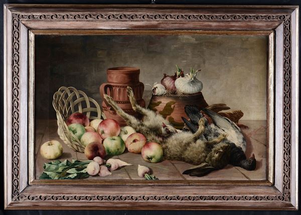 F. Sanz Nature morte, 1884