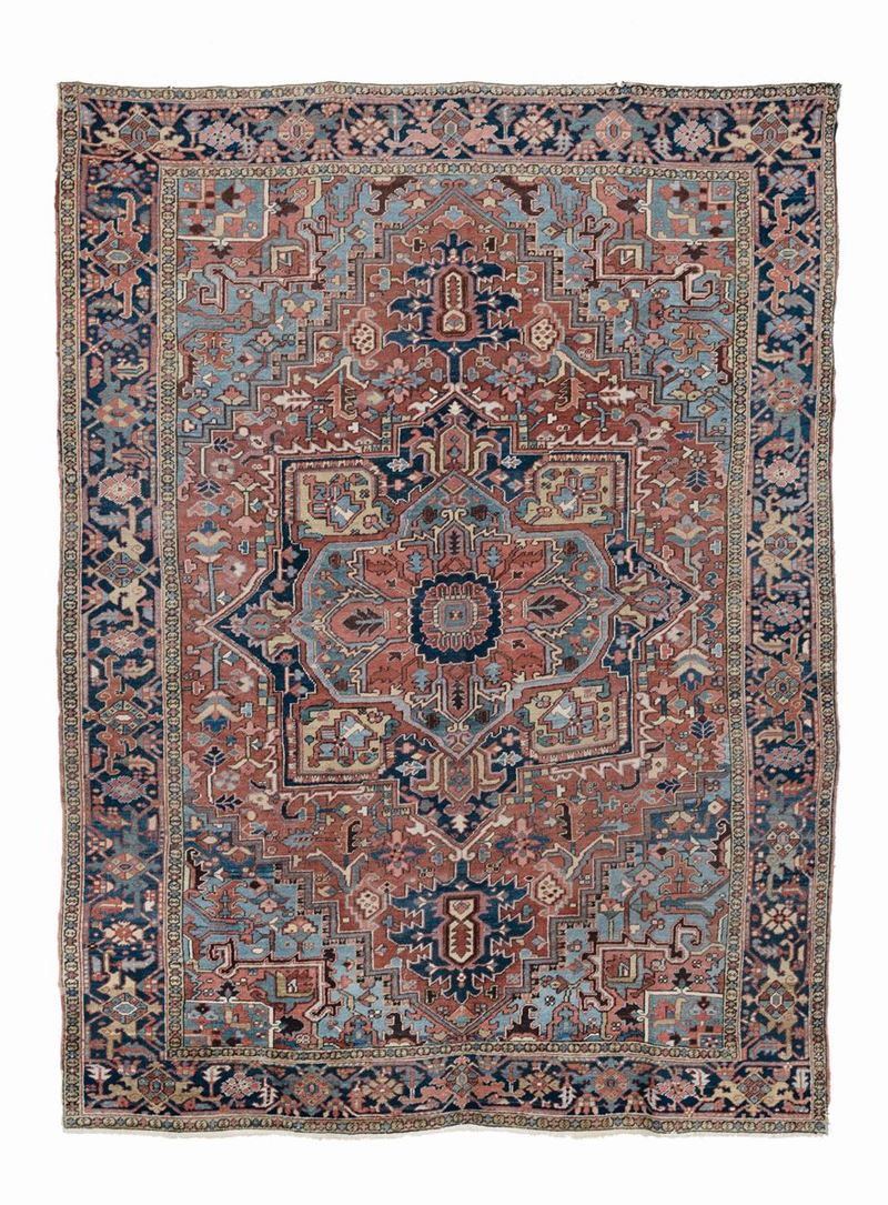 Tappeto nord ovest Persia Heritz, fine XIX inizio XX secolo  - Auction Ancient Carpets - Cambi Casa d'Aste