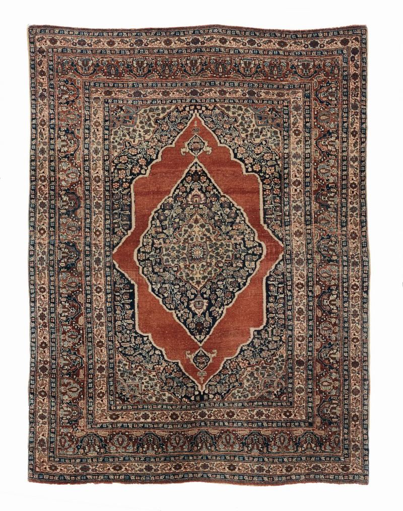 Tappeto persiano Tabriz, inizio XX secolo  - Auction Ancient Carpets - Cambi Casa d'Aste
