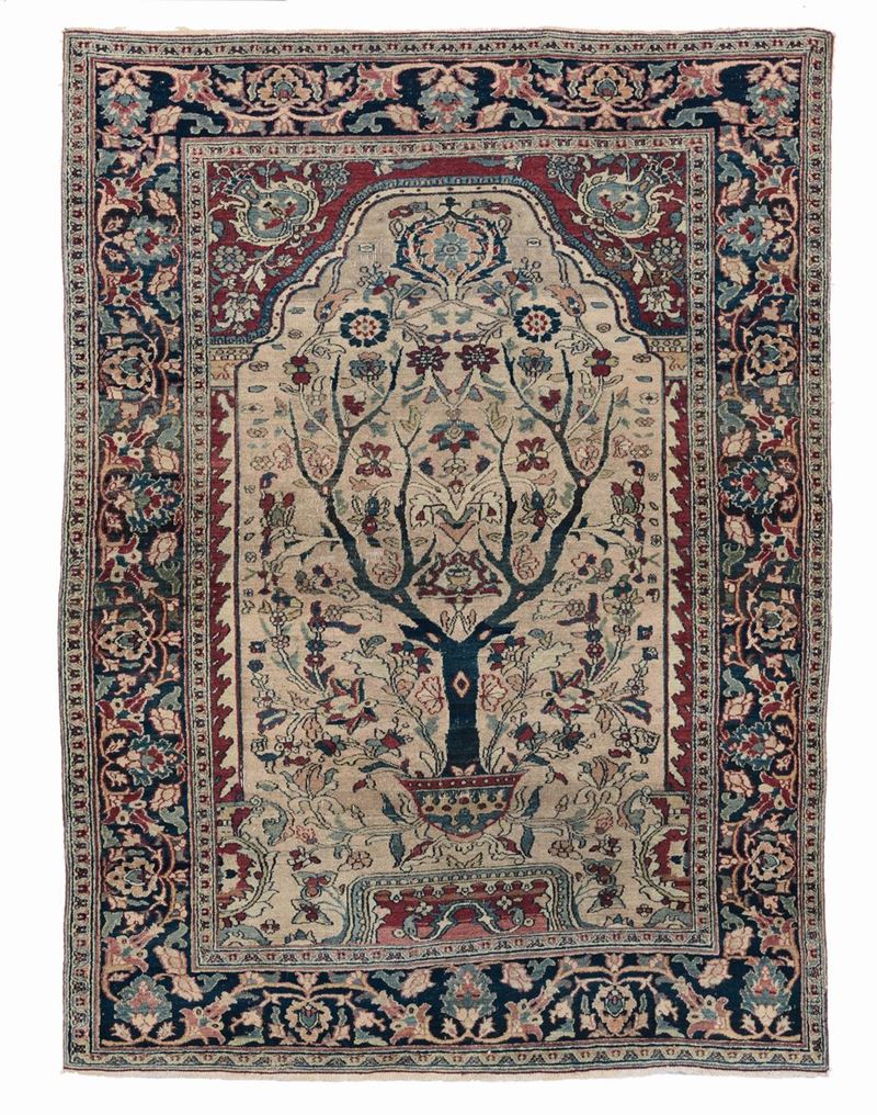 Tappeto persiano Horasan, fine XIX inizio XX secolo  - Auction Ancient Carpets - Cambi Casa d'Aste