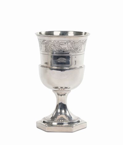 Calice in Argento Inciso, Londra 1813
