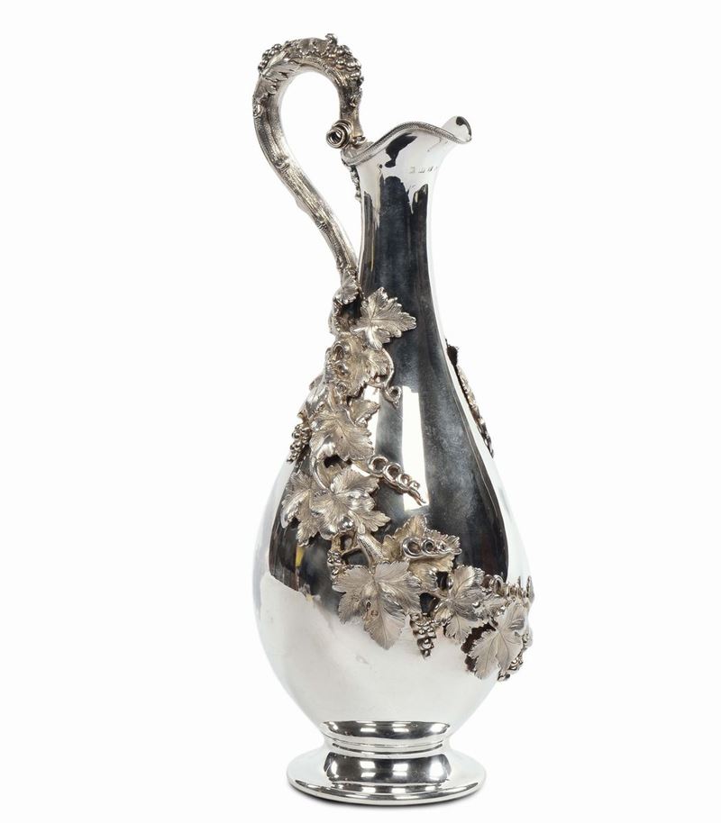 Brocca in argento, Sheffield, 1888  - Auction Furnishings and Works of Art from Important Private Collections - Cambi Casa d'Aste