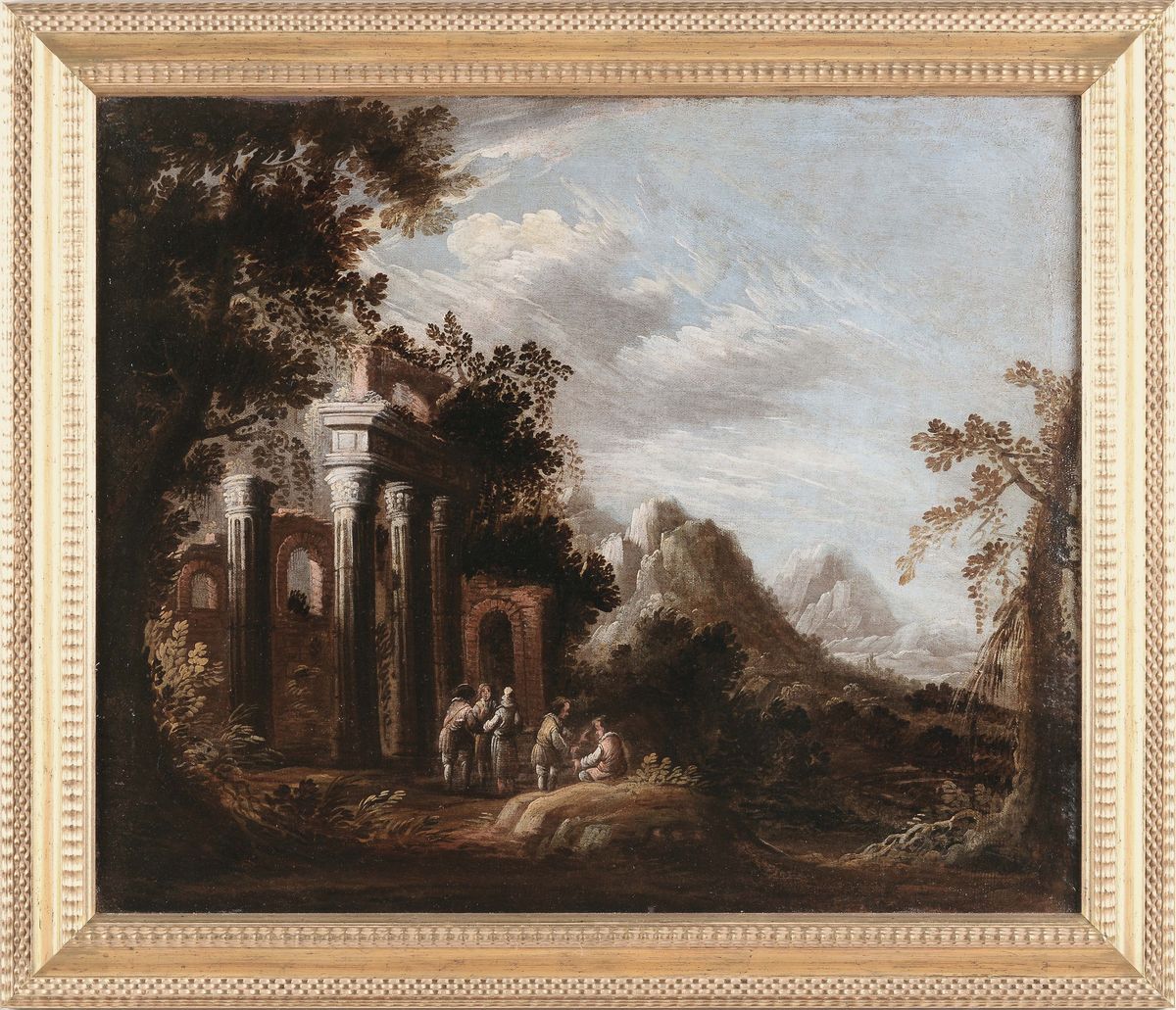 Vittorio Amedeo Cignaroli (torino 1730-1800), Attribuito Apaesaggi