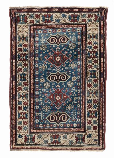 Tappeto Caucasico Shirvan, Fine XIX Inizio XX Secolo,
