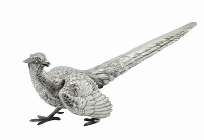 Fagiano in Argento Sterling