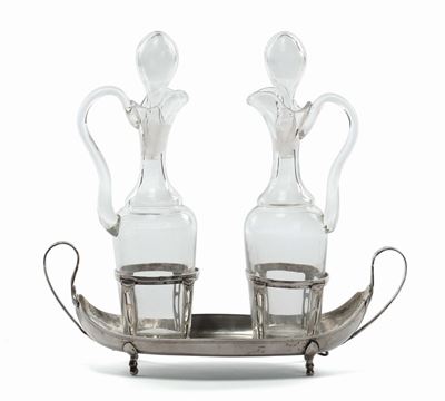 Oliera in Argento Fuso, Sbalzato e Traforato, 1811-1814 Circa