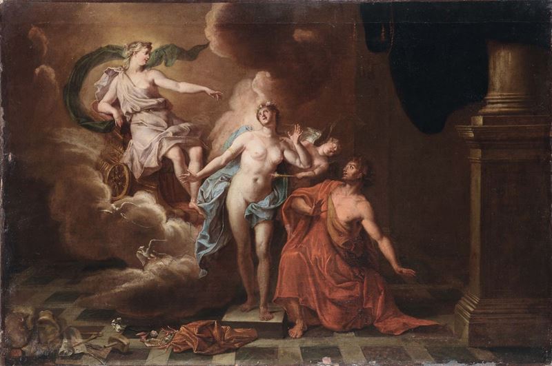 Scuola Francese del XVIII secolo Venere da vita a scultura  - Auction Old Masters Paintings - II - Cambi Casa d'Aste