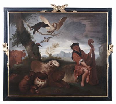 Giovanni Francesco Castiglione (genova 1641 - Mantova 1716)apollo Pastore