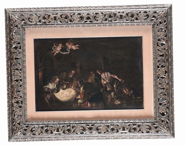 Scuola del XVIII secolo Natività