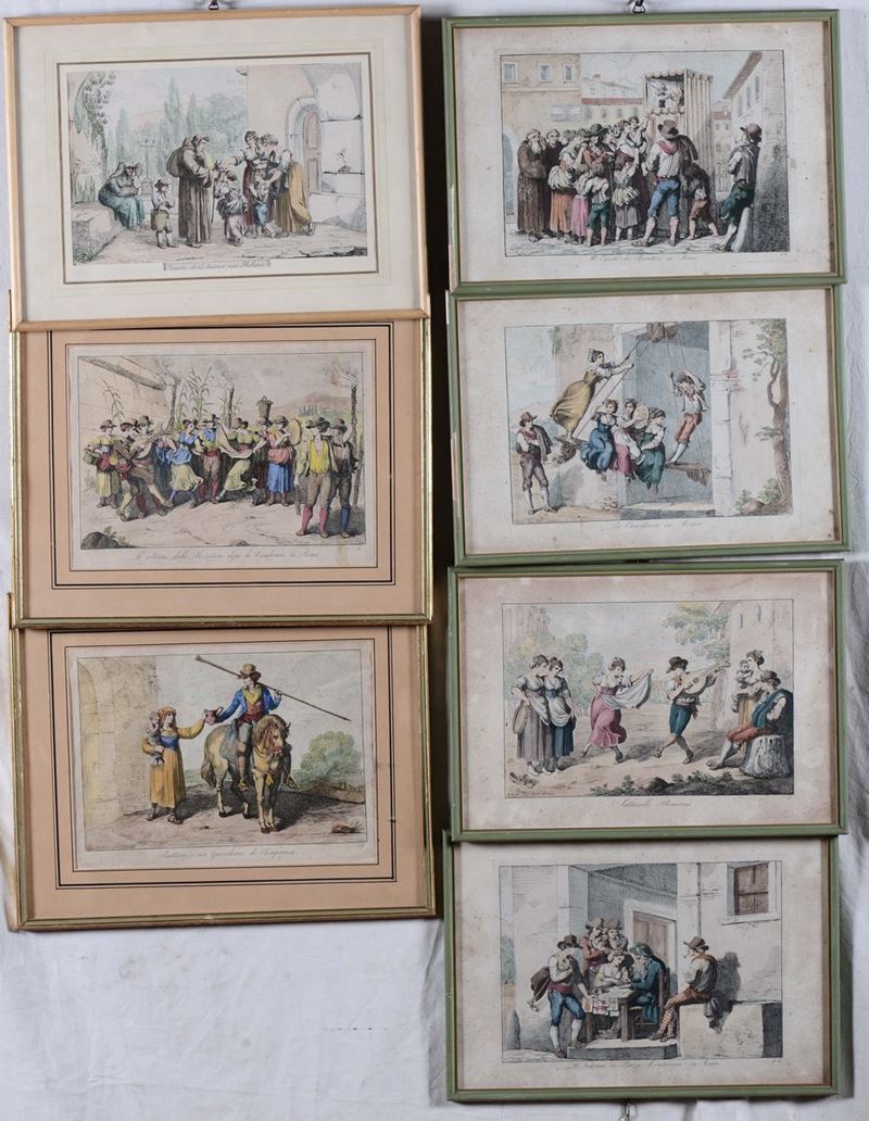 Bartolomeo Pinelli (1781-1835)  - Asta Arredi e Oggetti d'Arte da Importanti Collezioni Private - Cambi Casa d'Aste